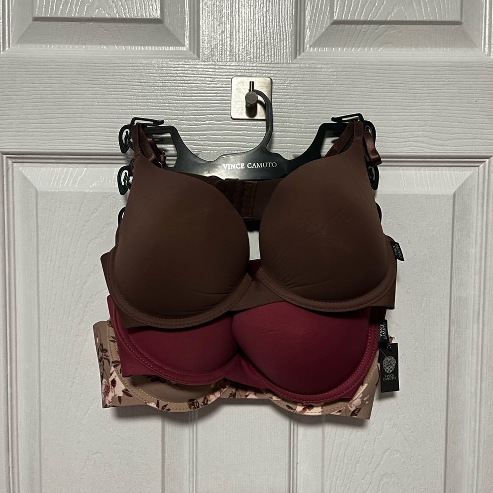 NWT Vince Camuto 3 pack T-shirt bras